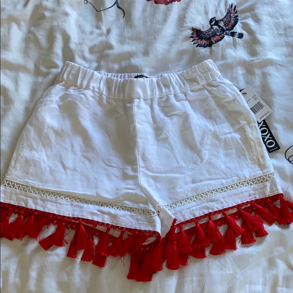 White shorts